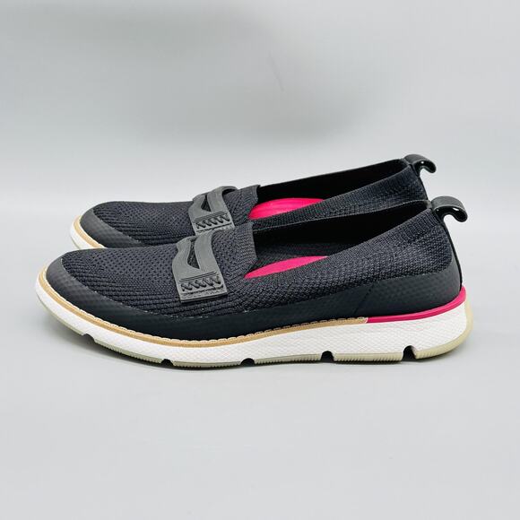 Cole Haan Shoes Women 6.5 Black Knit Stitchlite Zerogrand Sneaker Casual Slip On - Picture 5 of 13